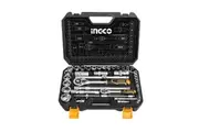 Ingco 1/4 & 1/2 Inch Socket Set 44pcs Trade - HKTS42441
