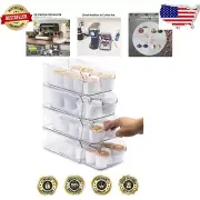 Stylish 4-Tier Coffee Pod Holder with Smooth Sliding Drawers - Easy Visibility