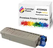 Yellow Compatible Toner Cartridge for OKI 43324425 (5000 Pages) for OKI C5550MFP C5800 C5900