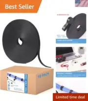 1/2in x 1,000ft Hook and Loop Roll | Double-Sided Strips, Self-Gripping Strap...