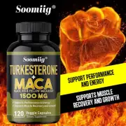 Turkesterone + Maca Capsules - Supports Energy, Endurance And Performance