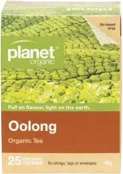 Planet Organic Oolong Herbal Tea Bags 25pk