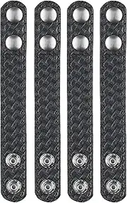 [Bianchi] 4-Pack 7906 Chrome Snap Belt Keepers