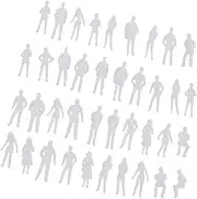 40x 1/75&1/50 Scale Unpainted Model People Architectural Model Human