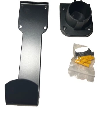 Wall-Mount EV Charger Connector Holder Dock for SAE J1772 EVSE Electric Vehicle