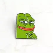 Animal Cartoon Pepe The Frog Meme Enamel Pins Brooch Badge Lapel Gift C