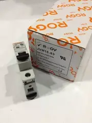 JVM1C04 Rogy Din Rail Circuit Breaker UL RU Listed 1 Pole 4 Amp 277V Box Of 12