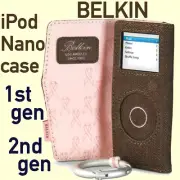 $25 BELKIN Pink Ribbon Denim Folio Case 1 &2G Apple IPOD Nano 1st & 2nd Gen ~NEW