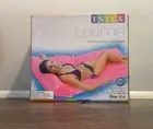 Intex Tote N Float Wave Water Mat 90" x 34" Float Lounge Pool New Pink
