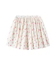 [Bonpoint] Bonpoint Suzon floral cotton skirt Y 14 beige