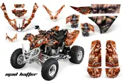 ATV Graphics Kit Quad Decal For Polaris Predator 500 2003-2007 HATTER ORG/ORG