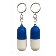 2 Pack Pill Case Keychain Portable Mini Pill Boxes Medicine Vitamin Holder ca...