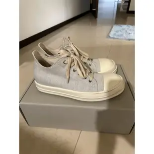 Rick Owens drkshdw 低筒帆布灰色球鞋