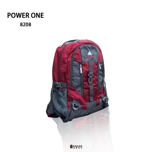 POWER ONE 多色 可放14吋筆電 透氣背墊 胸扣 大容量 休閒包 後背包 8208 加賀皮件