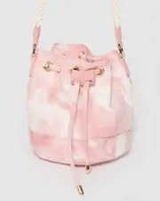 Pink Kids Rope Drawstring Bag