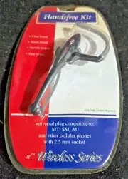 Vintage Wireless Earpiece-Handsfree Kit -$FE-416- Earbud Noise Cancelling