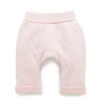 在飛比找momo購物網優惠-【Purebaby】澳洲有機棉 嬰兒鋪棉褲 2色(新生兒 保