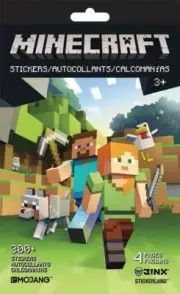 300+ Minecraft Stickers Teacher Supply Rewards Party Favors ( 4 Pages )