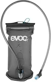 EVOC HYDRATION BLADDER 1.5 Hydration Bladder for Backpack (Leak-Proof, Easy to Fill, Flexible Hose, Bite Valve, Easy Cleaning, Non-Toxic), Carbon Grey