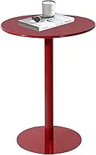 Round Bar Table, Coffee Table High Top Dining Desk Small End Side Table for Living Room - Outdoor Tall Bistro Pub Table Round Cocktail Bar Table, Drink Tables