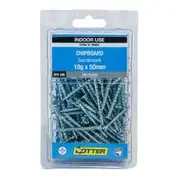 OTTER 100 Pack 10 x 50mm Zinc Chipboard Screw CHEZ10503