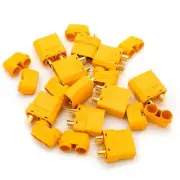 5 Pairs Amass High-Temp Nylon XT90 Connector Male Female Set with Insulating Cap