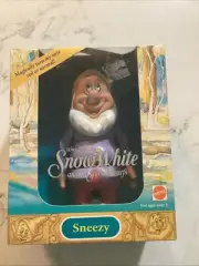 Vtg 1992 Mattel Disney Snow White The Seven Dwarfs Sneezy Figure