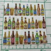 Two Decorative Cocktail Napkins for Decoupage "99 Bottles"