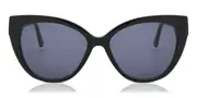 Full Rim Cat Eye Black SmartBuy Collection Adalynn/S DF-316S 002 Fashion Women Sunglasses