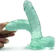 Gybsp Amazing Adullt Funny Toy Massager Waterproof adullt Toy 7.48 inch Realistic Soft Comfortable Portable Elastic PVC Powerful Huge Female True Ratio Hand held