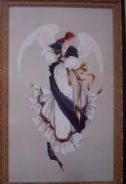 Angel of Hope cross stitch pattern Lavender & Lace unopen
