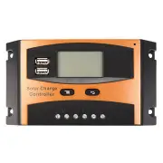 12V/24V 20A Auto Usb Charge Controller Solar Panel Lcd Display Pwm Regulator