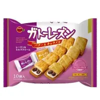 在飛比找蝦皮購物優惠-日本 北日本 Bourbon 雙味奶油焦糖葡萄乾餅乾 夾心餅