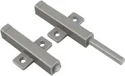 2 Pack Push to Open Door Catches, Heavy Duty Push to Open Magnetic Door Catch Door Push Opener Latch Touch Open Door Closing for Kitchen Cupboards Closet Wardrobe Closure