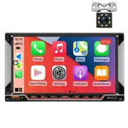 Double 2 Din Car GPS MP5 Multimedia Player Radio 7in Touch Screen W/8LED Camer