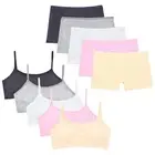 Girls Bra and Panty Set Size 10-12,Cami Bra and Boyshort Underwear set for Gi...