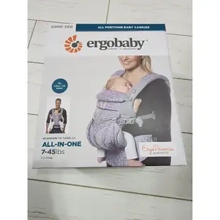 二手-Ergobaby Omni全階段型四式360透氣款嬰兒揹巾(粉紅數碼)送揹巾口水巾momo購入保證原廠非仿冒
