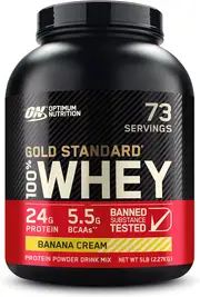 Optimum Nutrition Gold Standard 100% Whey - Banana Cream 5lb