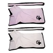 Quick Drying Dog Bath Towel Small Dog Adjustable Swimming Robe Grooming Supply
