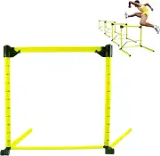 Adjustable Hurdles with Scale - Detachable Agility Training Equipment for Track,