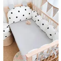在飛比找蝦皮購物優惠-可愛小熊訂製款 圓弧床靠造型床圍 嬰兒床 三件組 床包