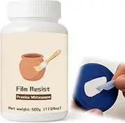 Ceramic Wax Resist for Pottery, Kiln Safe Wax for Glaze and Clay, Ideal for Sgraffito and Underglazes, Burns Clean in Bisque Firing