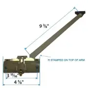 Andersen #7191-32 Operator (Right Hand) with 9-3/8" Arm Length in Stone Color (1