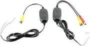 domoi 1Set 2.4GHZ Wireless Video Transmitter Receiver Plastic Wireless Video Transmitter Video Transmitter Receiver for Car DVD Monitor WiFi Reverse Rear Backup View Camera