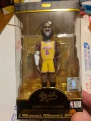 FUNKO POP ! LEBRON JAMES Gold PREMIUM VINYL FIGURE New NBA
