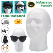 1X Manikin Head Male Female Foam Styrofoam Mannequin Stand Model Wig Hat Display