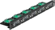 UCTRONICS 19" 1U Rackmount for Raspberry Pi, SSD Bracket for Any 2.5" SSDs, Hold Up to 5 Raspberry Pi 5/4B Boards, Front-Removable with Captive Screws
