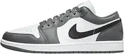 Air Jordan 1 Low Men's Shoes (553558-152, White/Iron Grey/Black), White/Black-iron Grey, 9.5