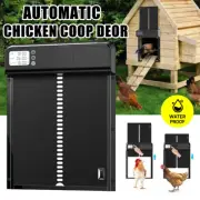 Automatic Chicken Coop Door Timer Stainless Steel Digital Waterproof Sensor NEW