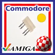 COMMODORE AMIGA A500; A1200 GENUINE DOUBLE LED YELLOW/AMBER